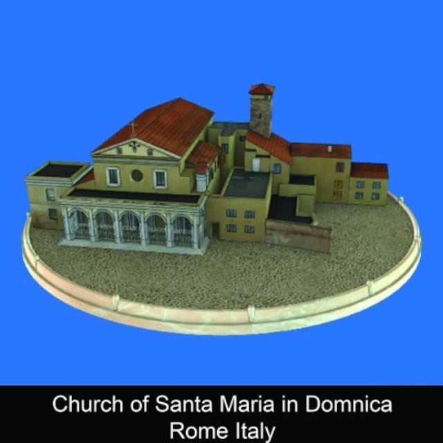 Boekomslag van Church of Santa Maria in Domnica Rome Italy