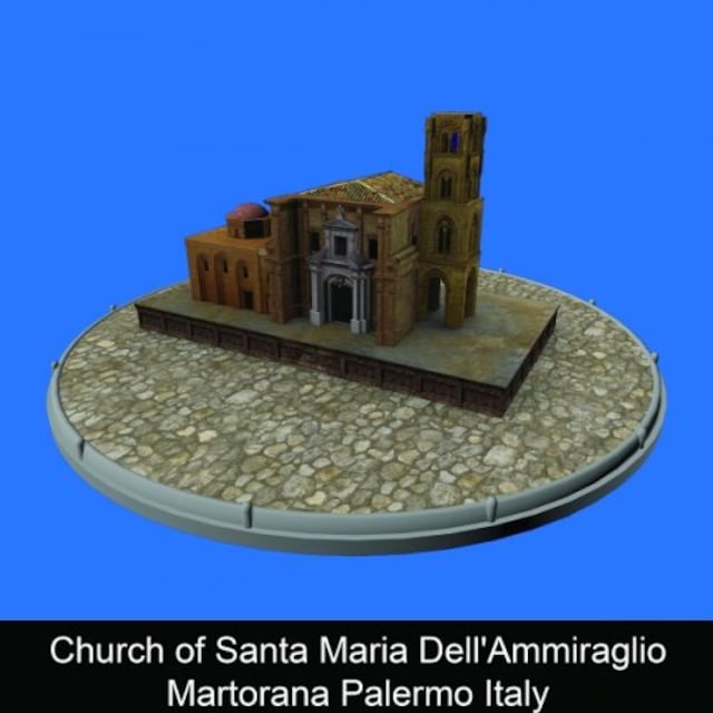 Boekomslag van Church of Santa Maria Dell'Ammiraglio Martorana Palermo Italy