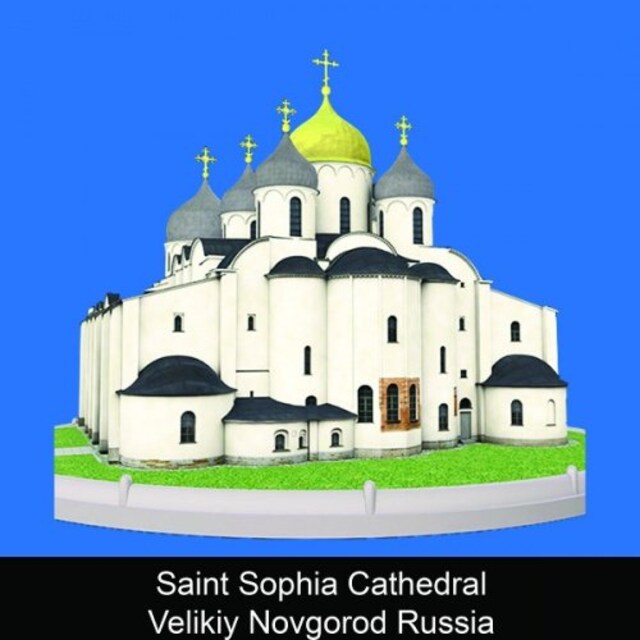 Boekomslag van Saint Sophia Cathedral Velikiy Novgorod Russia
