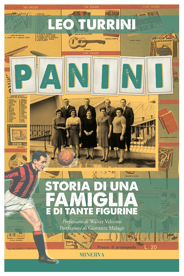 Okładka książki dla Panini. Storia di una famiglia e di tante figurine