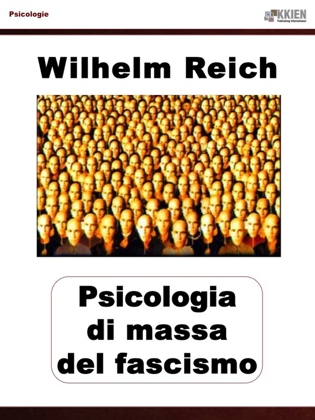 Book cover for Psicologia di massa del fascismo