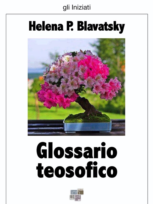 Kirjankansi teokselle Glossario teosofico