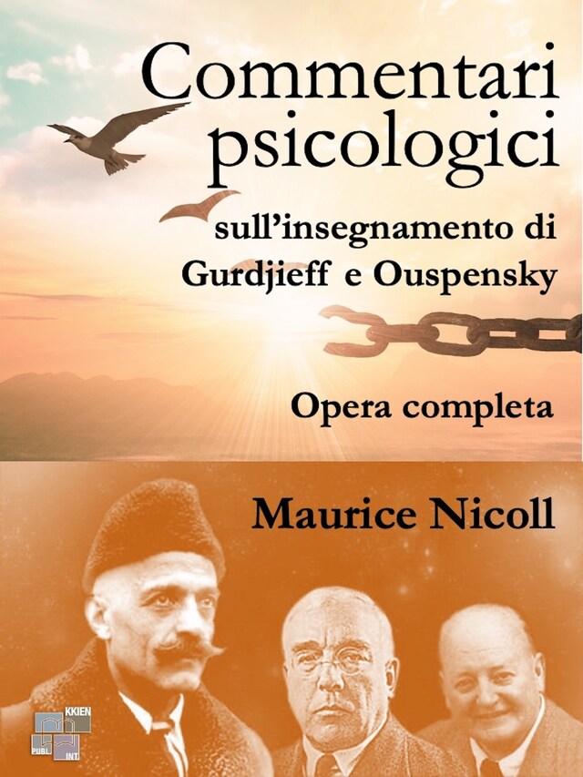 Kirjankansi teokselle Commentari psicologici sull'insegnamento di Gurdjieff e Ouspensky