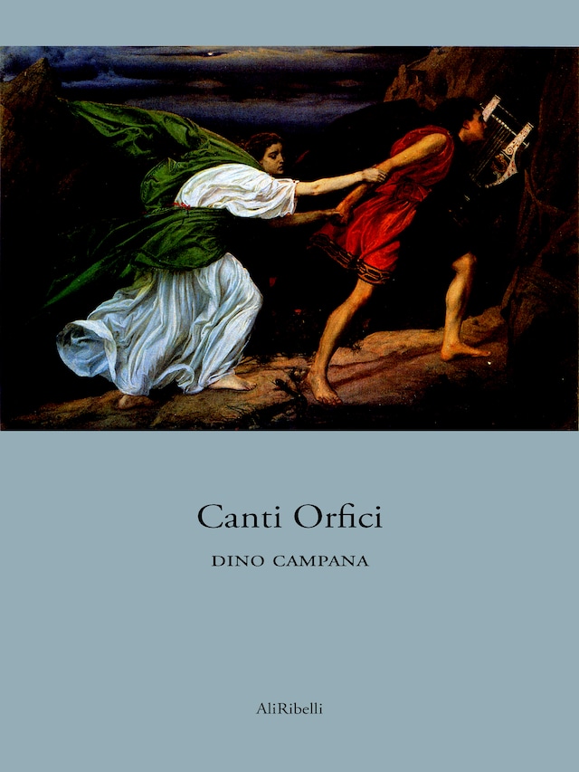 Copertina del libro per Canti Orfici