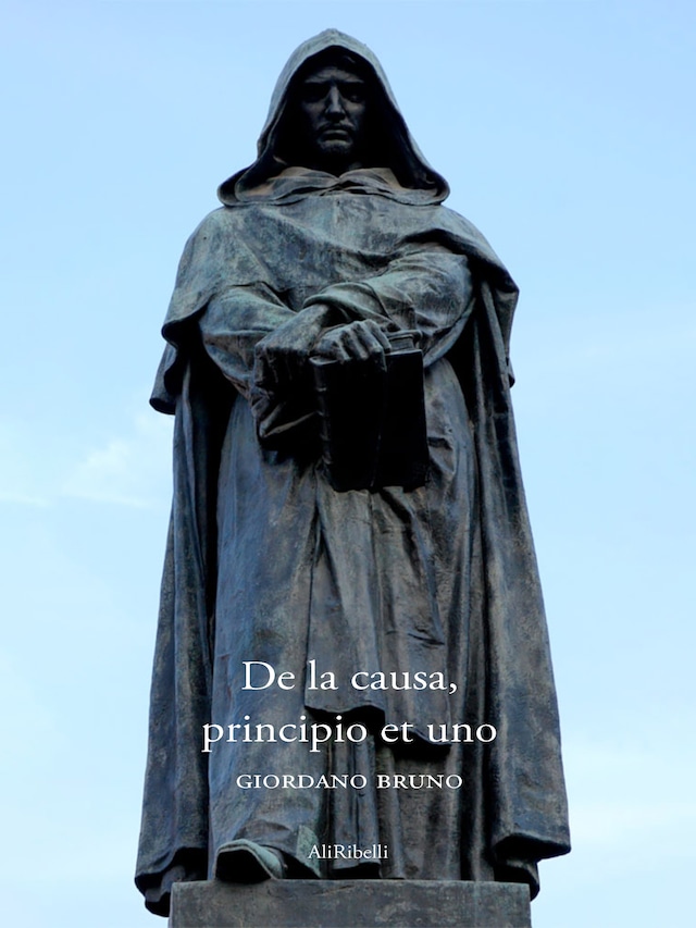 Book cover for De la causa, principio et uno