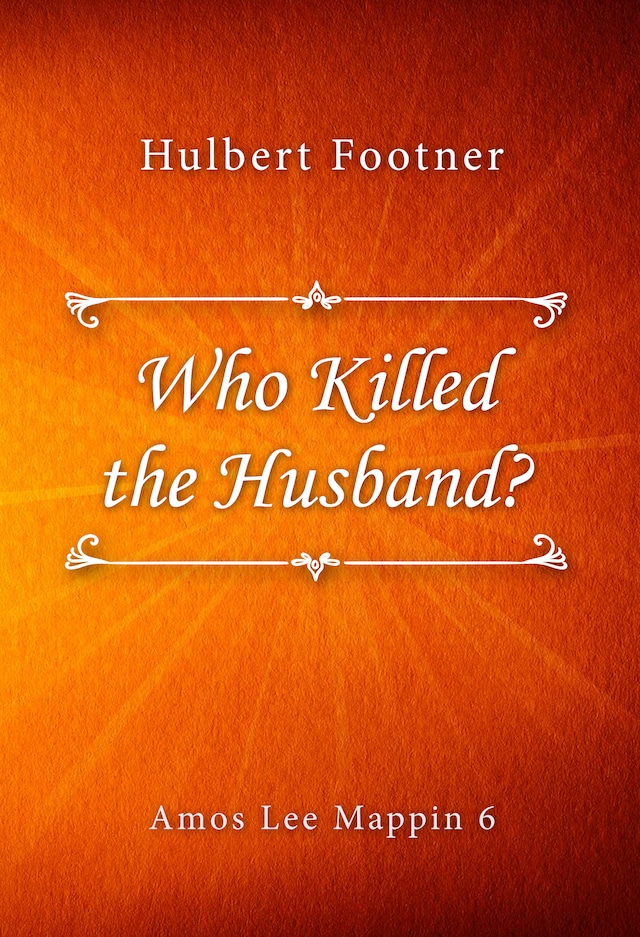 Book cover for Who Killed the Husband?