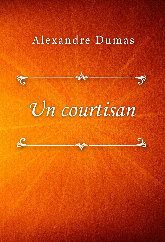 Book cover for Un courtisan