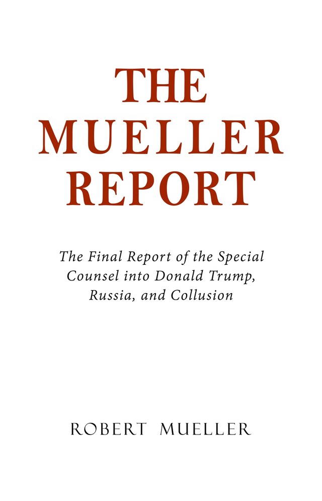 Book cover for The Mueller Report