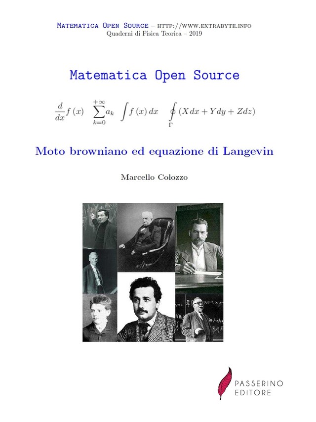 Book cover for Moto browniano ed equazione di Langevin