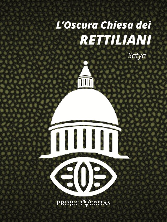 Copertina del libro per L’Oscura Chiesa dei Rettiliani