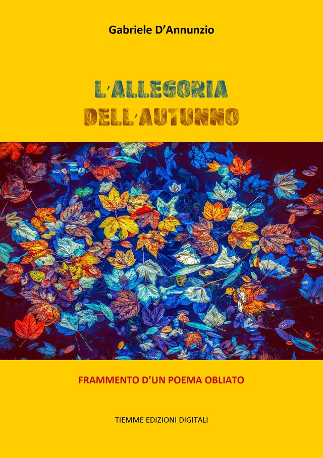 Book cover for L'allegoria dell'autunno