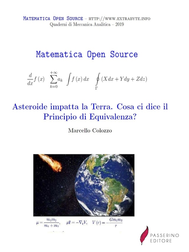 Book cover for Asteroide impatta la Terra. Cosa ci dice il Principio di Equivalenza?