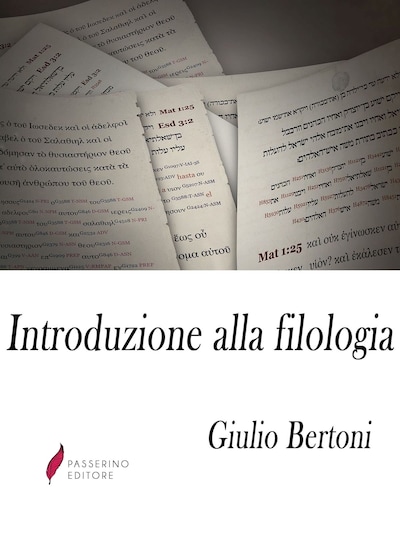 Introduzione alla filologia