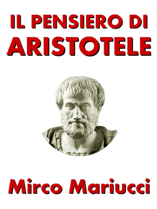 Book cover for Il pensiero di Aristotele