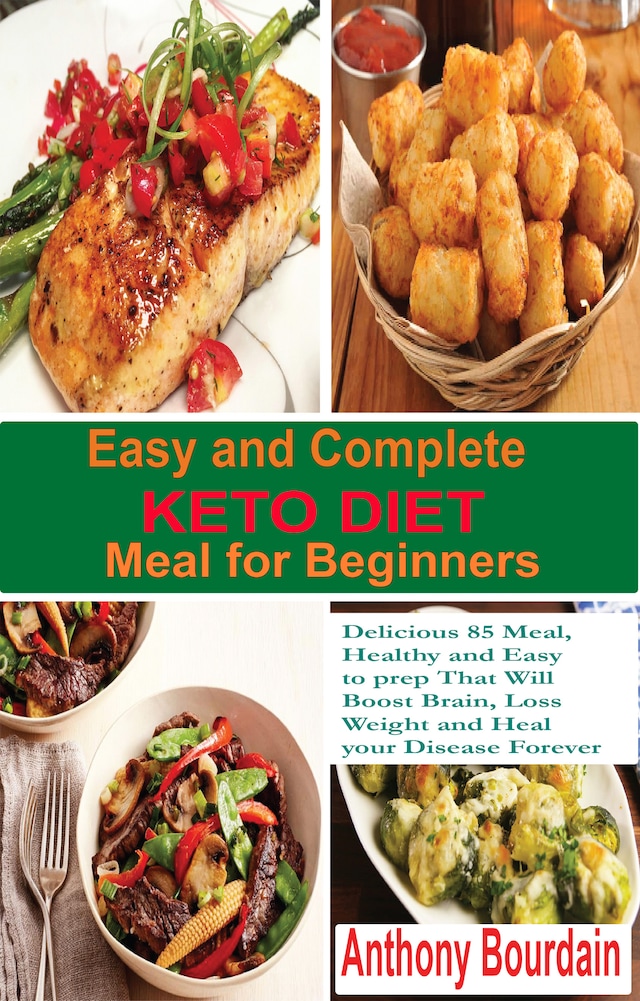 Boekomslag van Easy and Complete Keto Diet Meal for Beginners