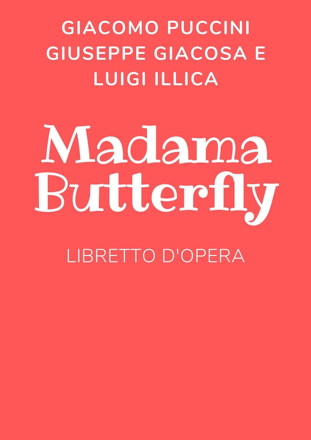 Kirjankansi teokselle Madama Butterfly