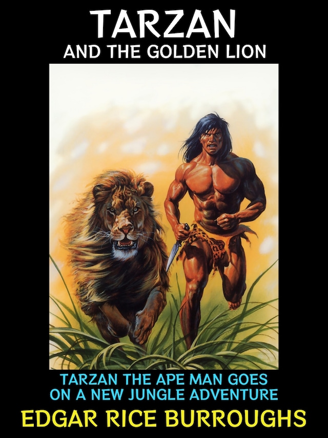 Book cover for Tarzan and the Golden Lion