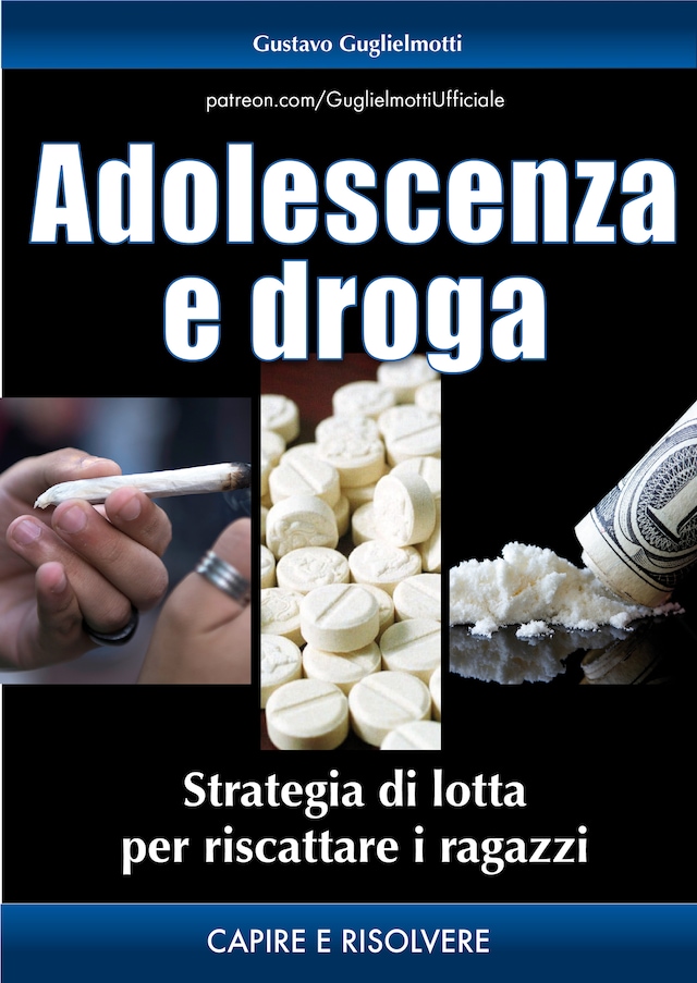 Kirjankansi teokselle Adolescenza e droga