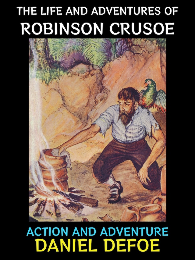 Book cover for The Life and Adventures of Robinson Crusoe