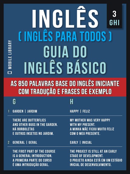 3 - GHI - Inglês ( Inglês Para Todos ) Guia do Inglês Básico bookCoverFor