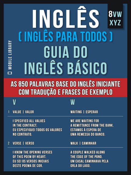 8 - VWXYZ - Inglês ( Inglês Para Todos ) Guia do Inglês Básico bookCoverFor