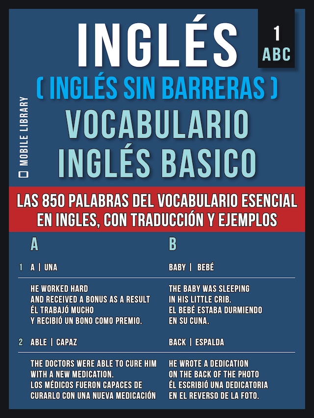 Buchcover für Inglés (Inglés Sin Barreras) Vocabulario Ingles Basico - 1 - ABC