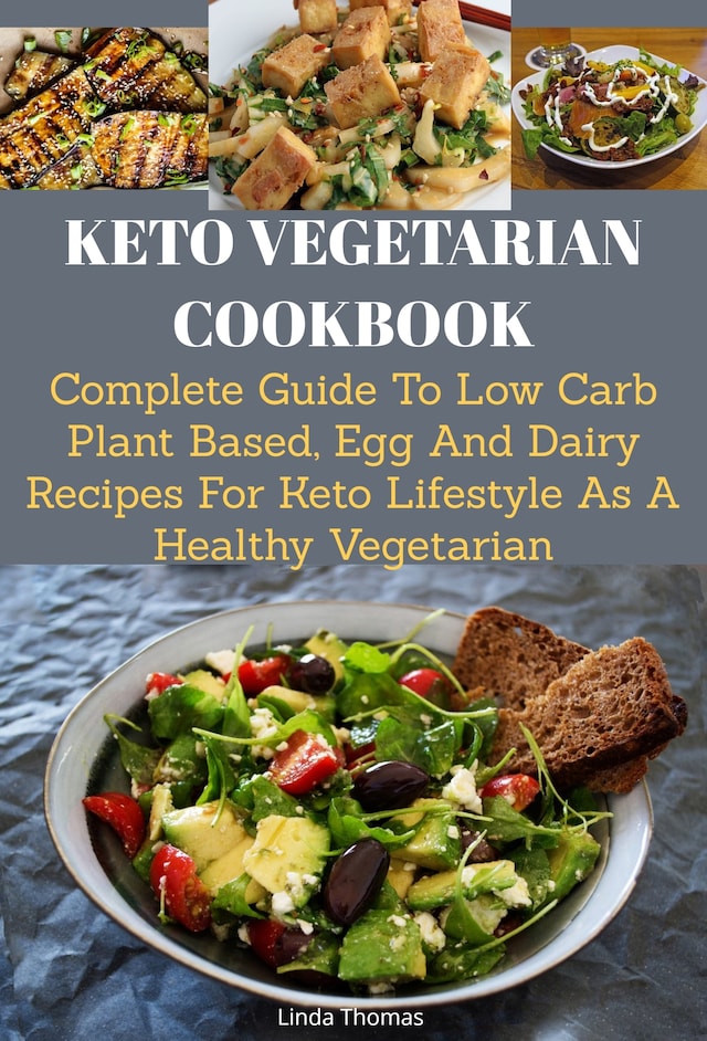 Okładka książki dla Keto Vegetarian Cookbook