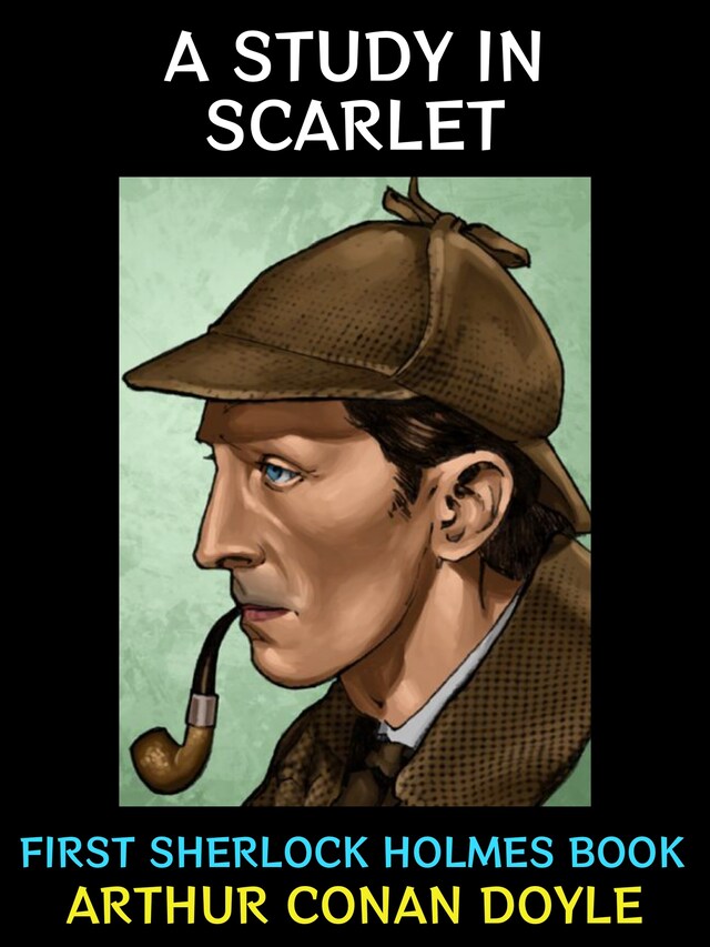 Book cover for A Study in Scarlet