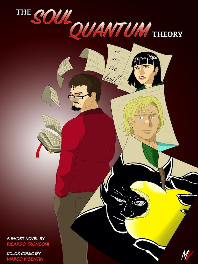 Okładka książki dla The soul quantum theory - colored comic and short novel