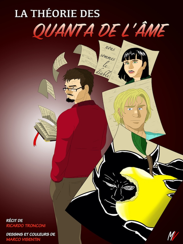 Okładka książki dla La théorie des quanta de l'âme - bande dessinée en couleur et nouvelle
