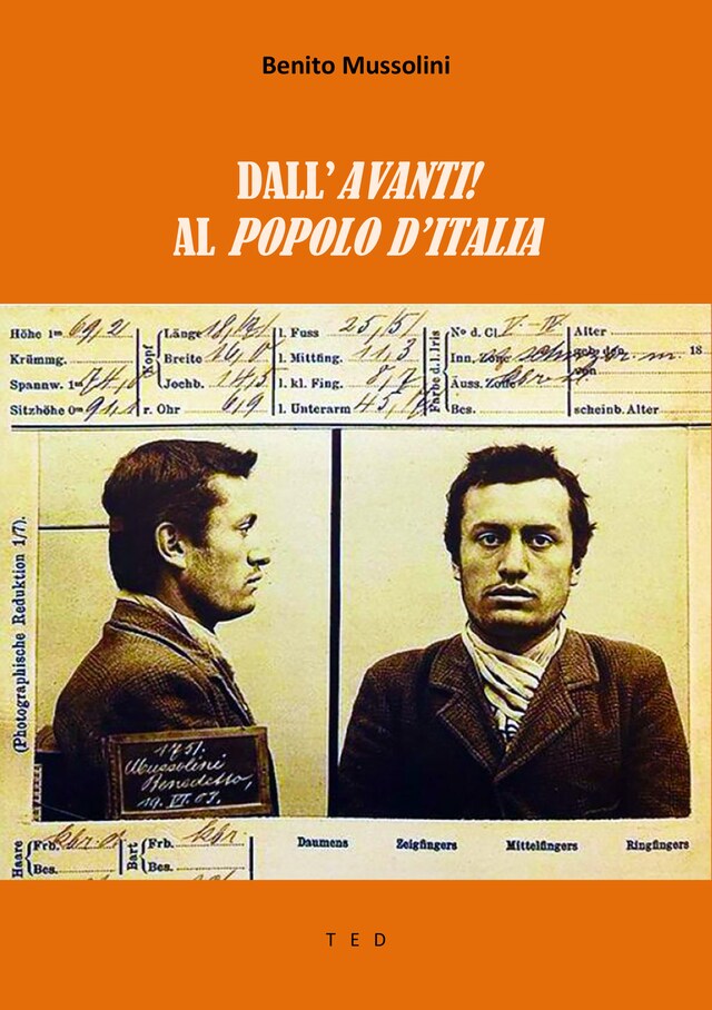 Boekomslag van Dall'Avanti! al Popolo d'Italia