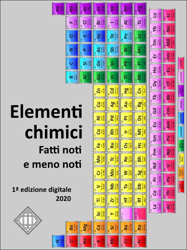 Book cover for Elementi chimici. Fatti noti e meno noti