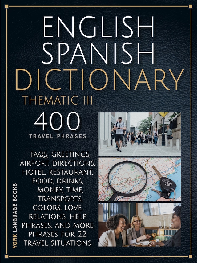 Boekomslag van English Spanish Dictionary Thematic III