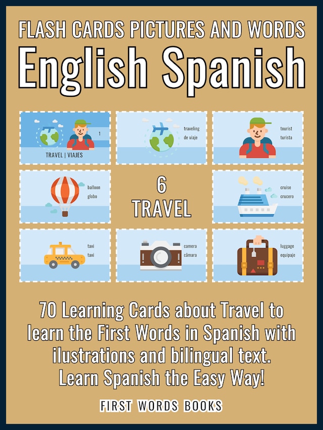 6 - Travel - Flash Cards Pictures and Words English Spanish
