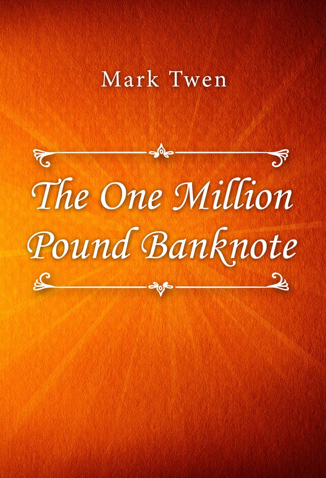Buchcover für The One Million Pound Banknote