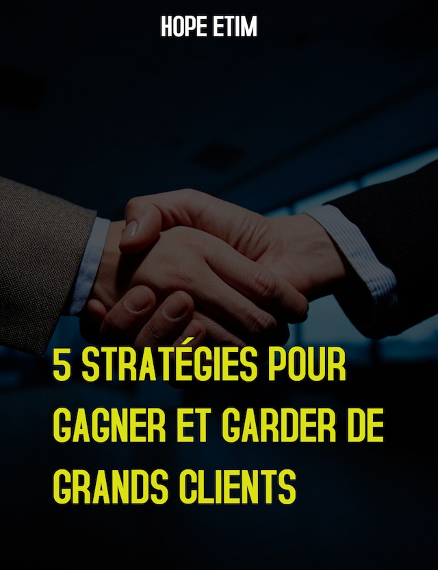 Boekomslag van 5 Stratégies Pour Gagner et Garder de Grands Clients