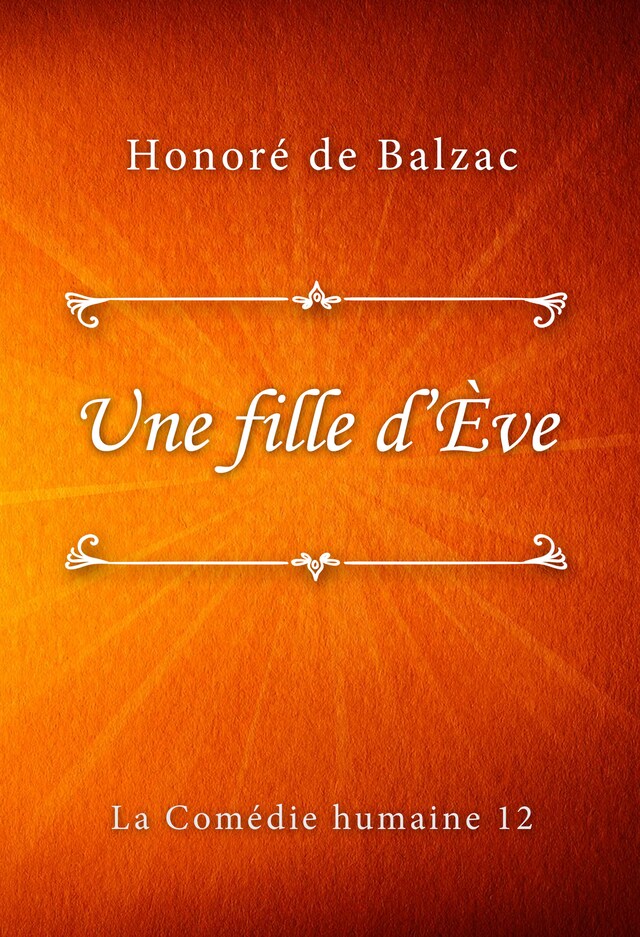 Book cover for Une fille d’Ève