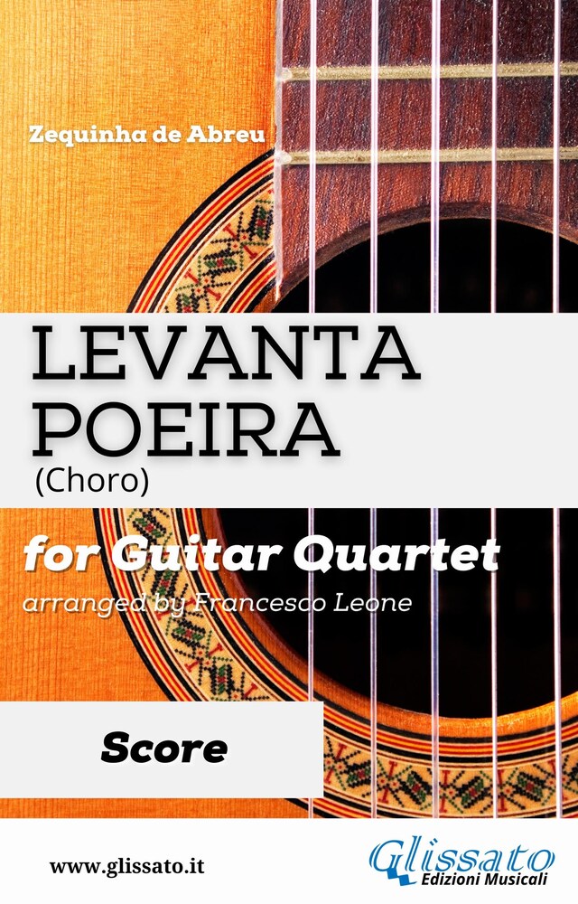 Couverture de livre pour Levanta Poeira - Guitar Quartet (SCORE)