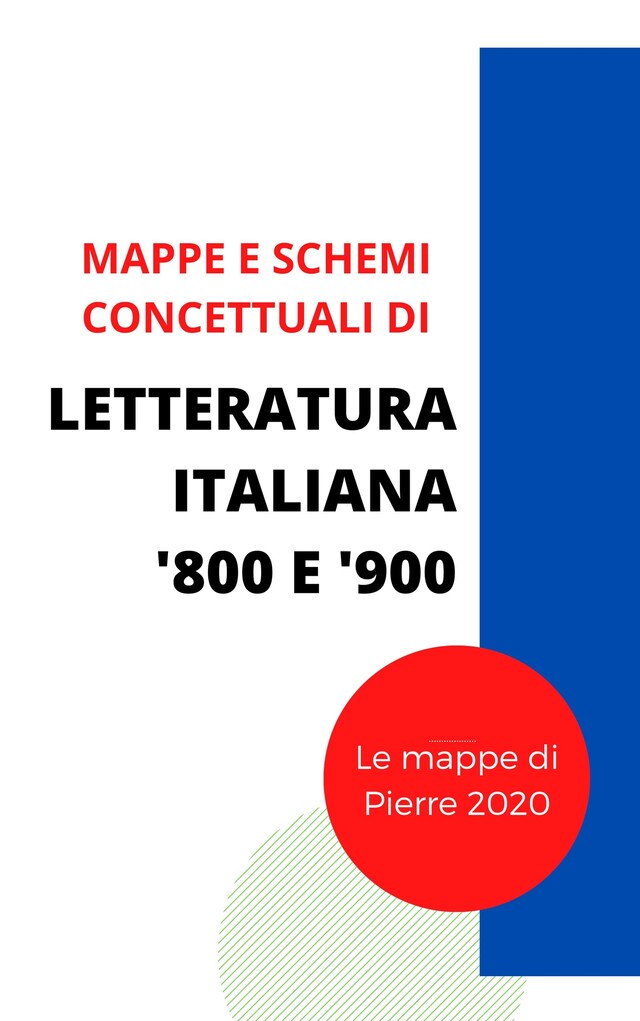 Copertina del libro per Mappe concettuali Letteratura italiana '800 e '900