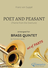 Poet and Peasant theme -brass quintet set of PARTS