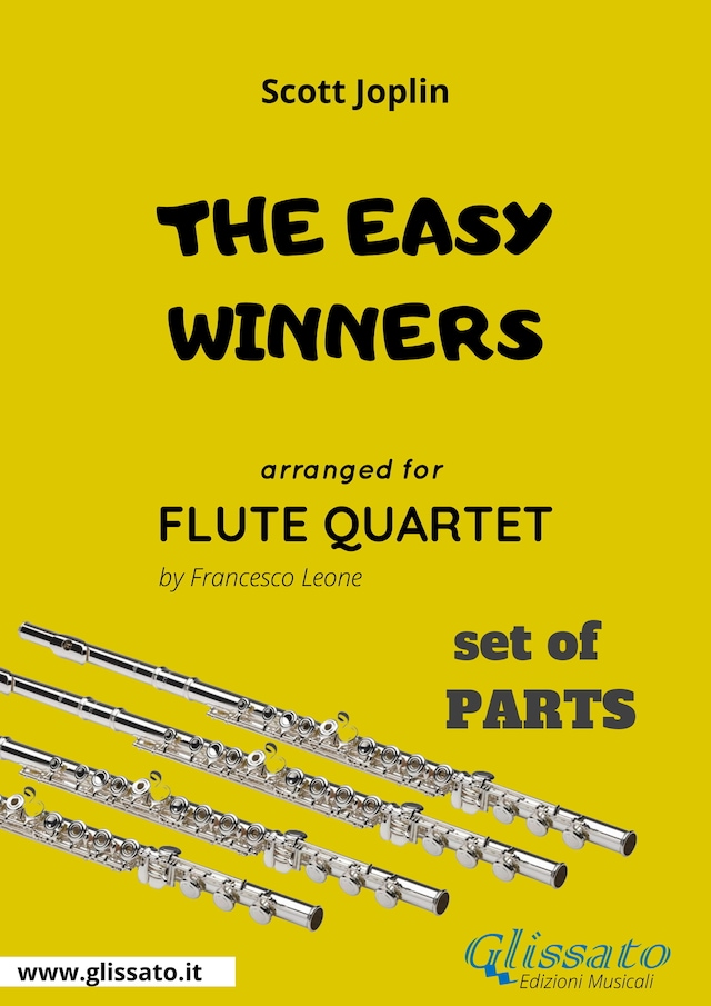 Book cover for The Easy Winners - Flute Quartet set of PARTS