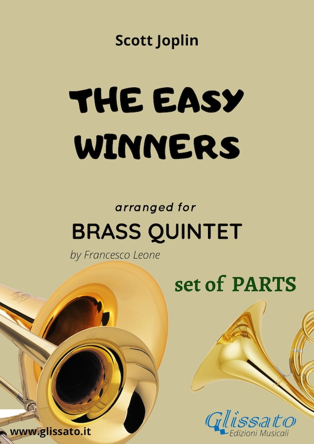 Copertina del libro per The Easy Winners - brass quintet Set of PARTS
