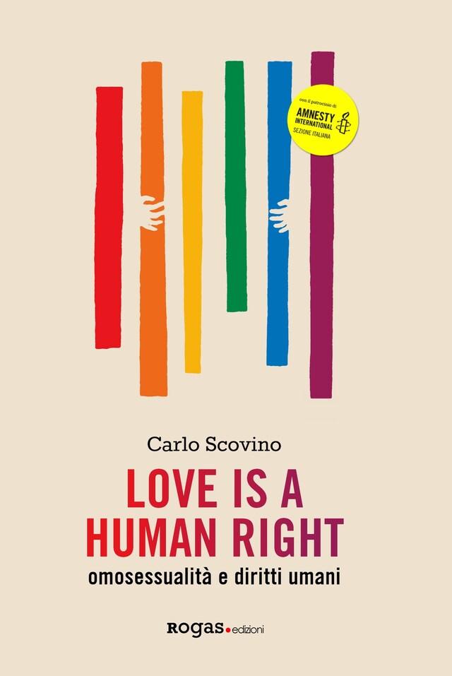 Book cover for Love is a human right