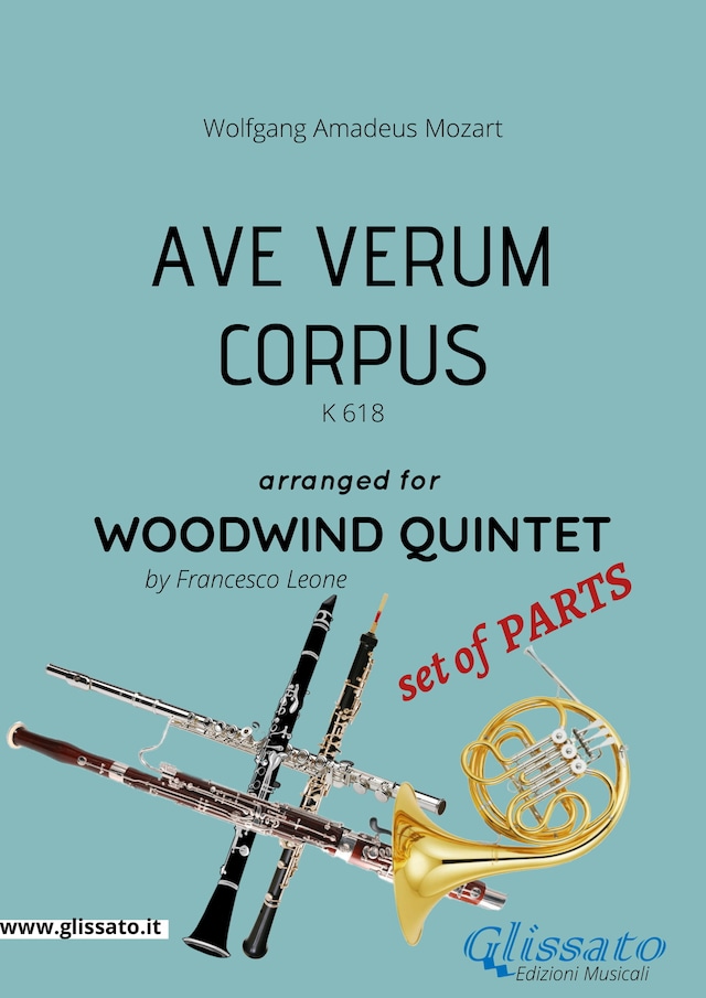 Copertina del libro per Ave Verum (Mozart) - Woodwind Quintet set of PARTS