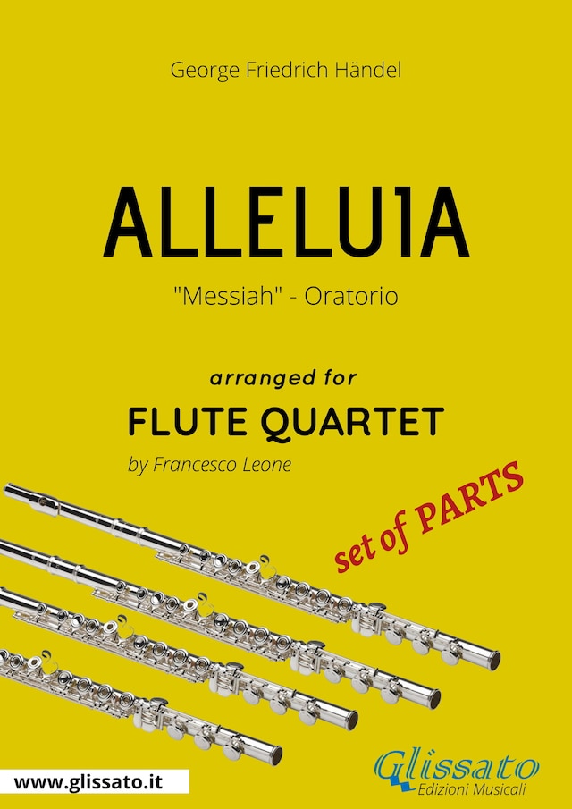 Book cover for Alleluia - Flute Quartet set of PARTS