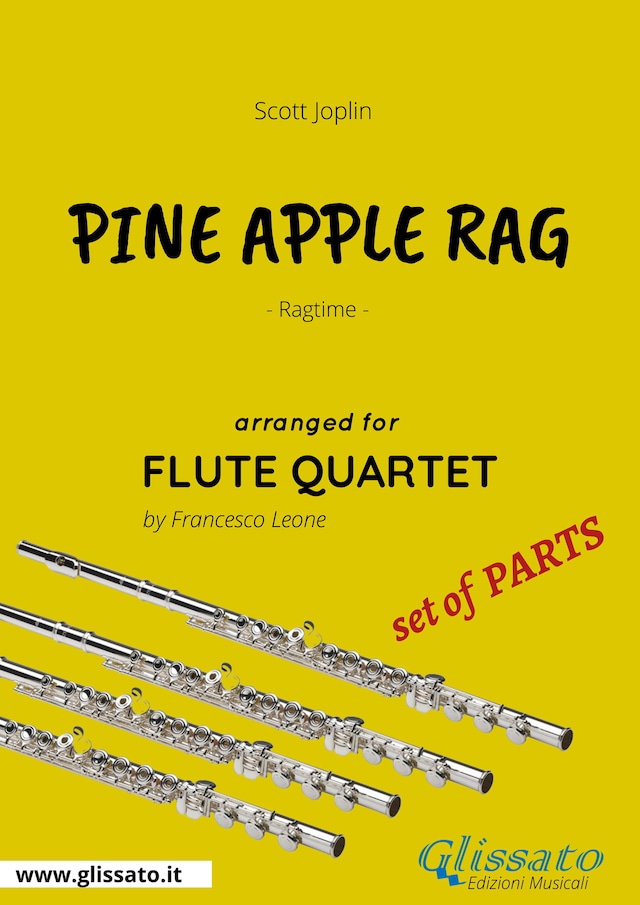 Book cover for Pine Apple Rag - Flute Quartet set of PARTS