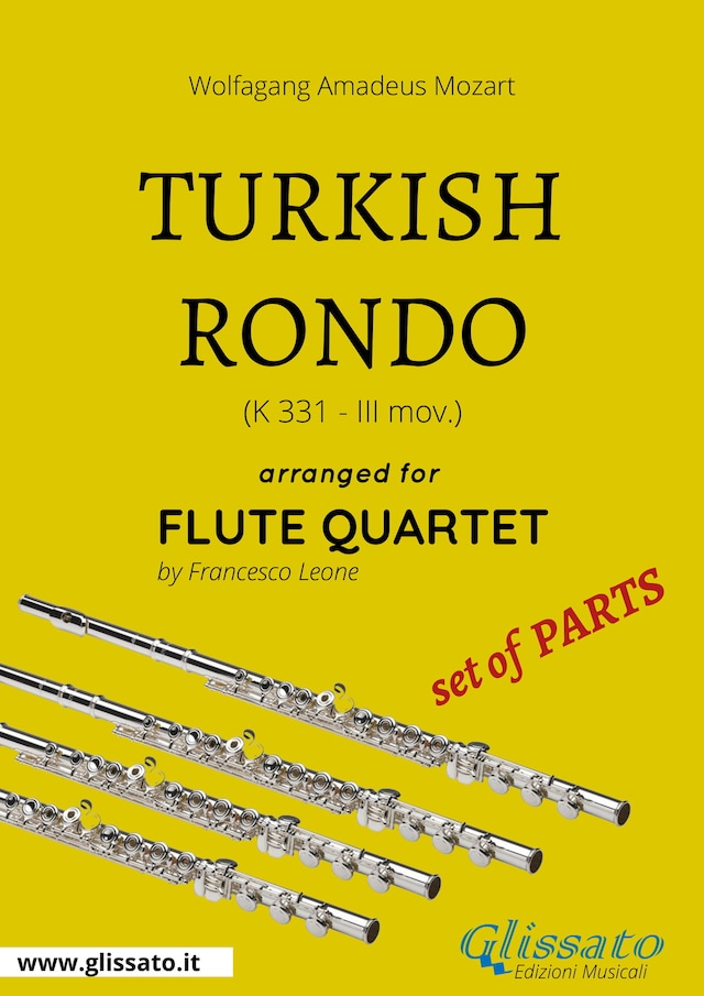 Copertina del libro per Turkish Rondo - Flute Quartet set of PARTS