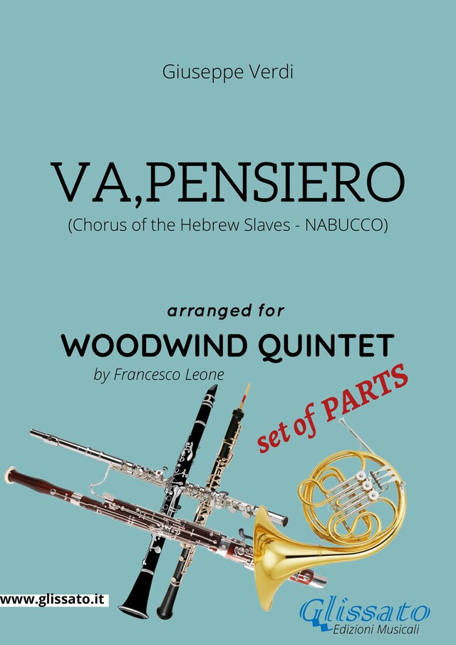 Portada de libro para Va, pensiero - Woodwind Quintet set of PARTS
