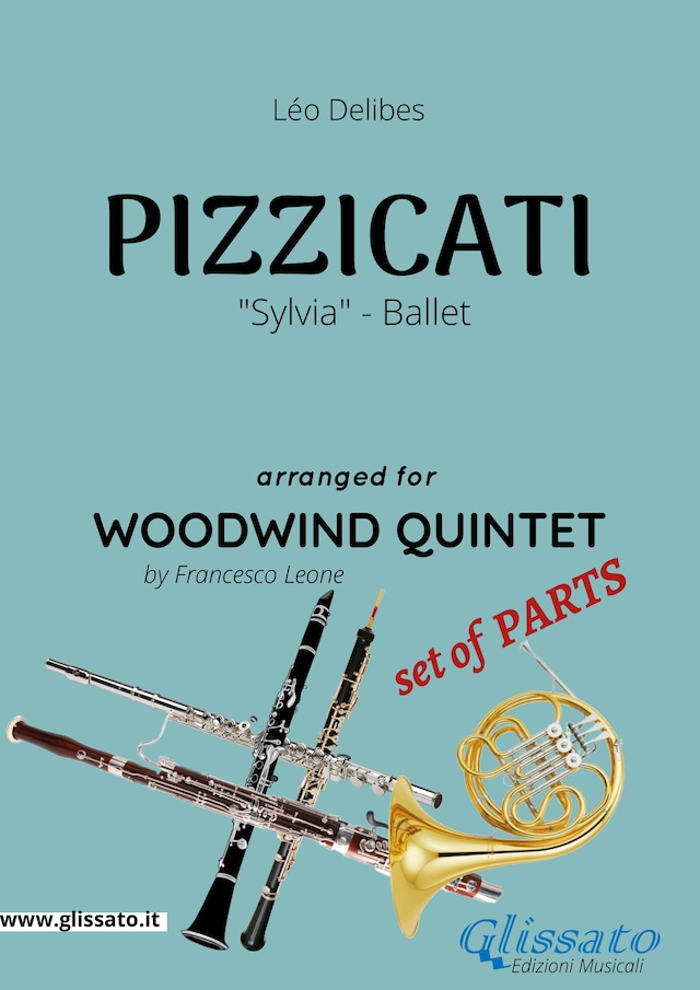 Couverture de livre pour Pizzicati - Woodwind Quintet set of PARTS