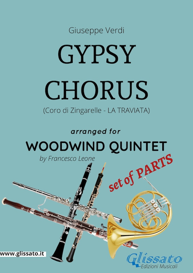 Kirjankansi teokselle Gypsy Chorus - Woodwind Quintet set of PARTS